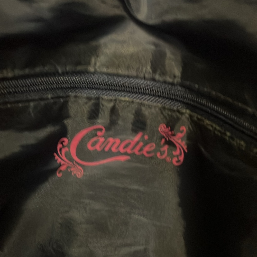 CANDIES. NAVY & PINK BACKPACK. POCKETS ON SIDE. VERY CLEAN. GOOD FOR TRAVEL. EUC - Picture 7 of 14